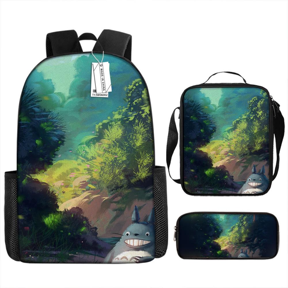 My Neighbor Chinchilla, Surrounding Animation Backpack Backpack European and American Retro Schoolbag