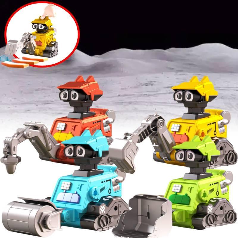 Engineering Toy Vehicle Kid Christmas Gift Puzzle Childrens Day Space Robot