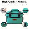 Newest Portable Insulated Lunch Bag, 600D Oxford Thickened Waterproof Picnic Bag with Ice Pack for Lunch - Leakproof, Shoulder Strap, Water-Resistant