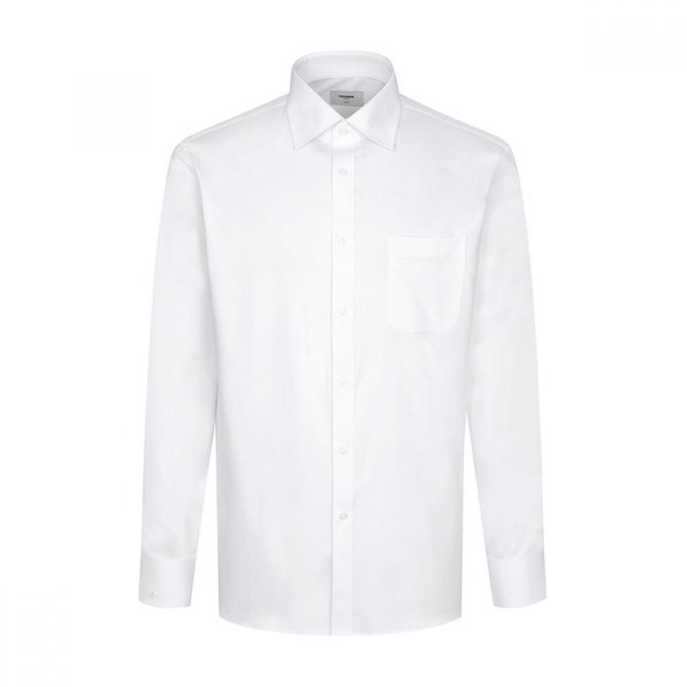 

Renoma Regular Fit Spandex Diagonal Dobby Long Sleeve Shirt Rpfsg1023 Wh 110