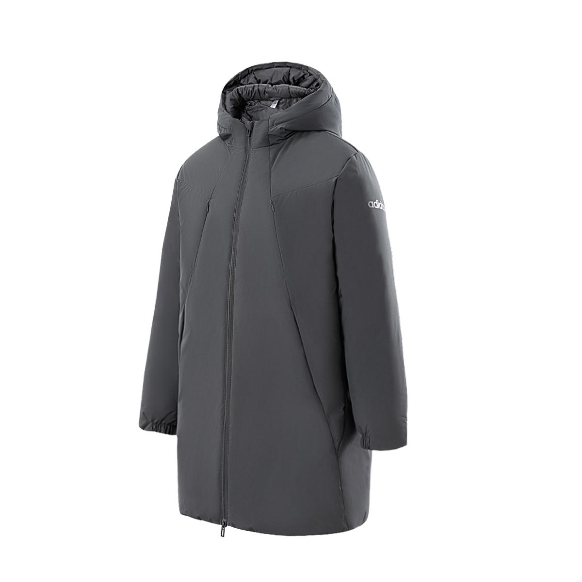 Adidas Duck Down Warm Zipper Hooded Long Sleeve Down Jacket Men outerwear KC2160 XS