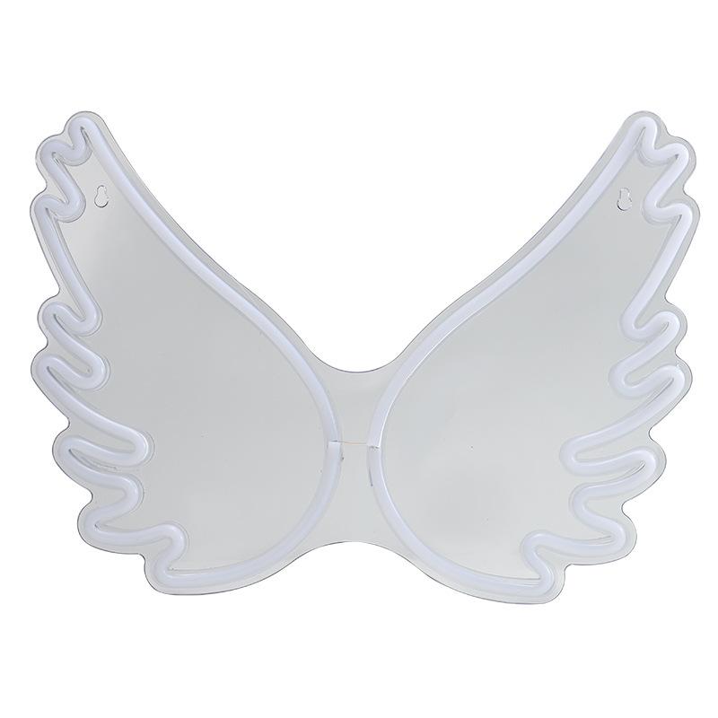 Party Decoration Glow Sticks  Neon Light Room Decoration Colorful Lights  Atmosphere Creative Decorations Ins Lights Angel Wings