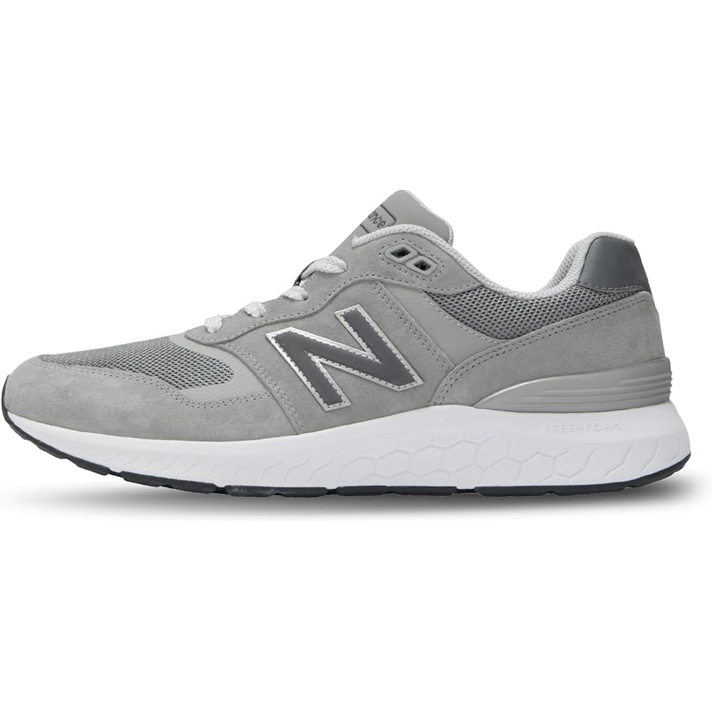 New Balance MW880 v6 Fresh Foam Wide Walking Shoes Gray 24.5 cm 4E