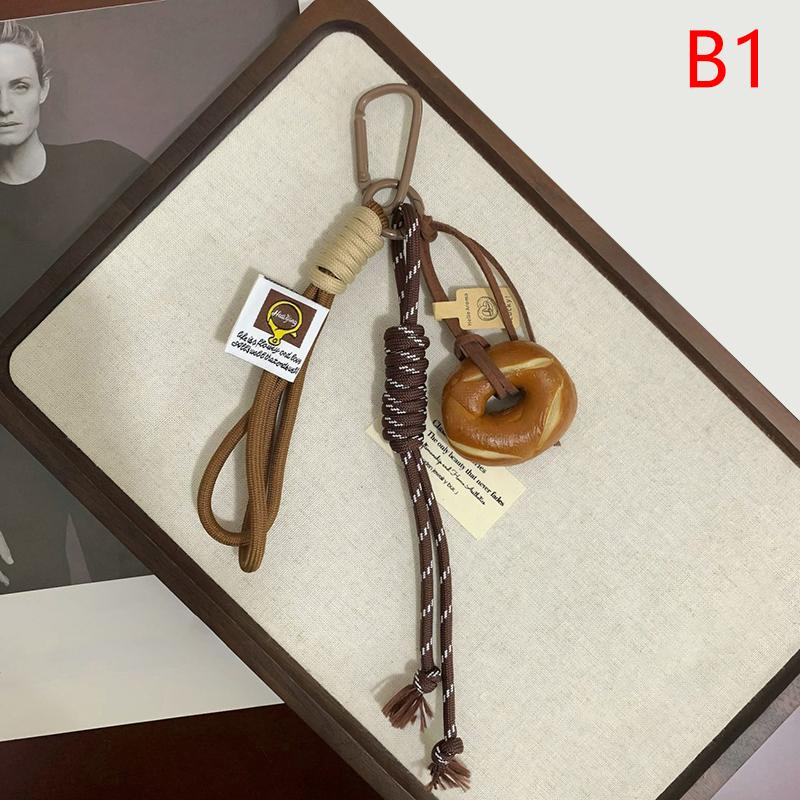 

Подвеска в виде щелочного хлеба, брелок в виде веревки для скалолазания из шоколада, плетеная веревка из нейлона, подвеска в виде шоколада своими руками B1