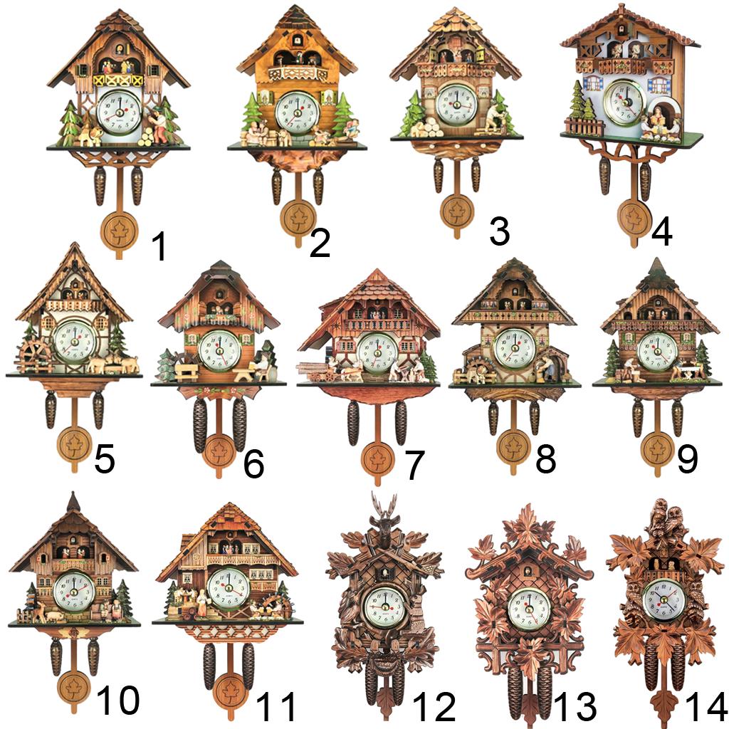 Carved Cuckoo Wall Clock Pendulum