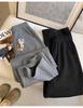 AJ12311 Luxury Yak Wool Wide-Leg Pants: Upgraded 520G Yak Wool & Acetate Silk for Ultimate Warmth & Comfort.
