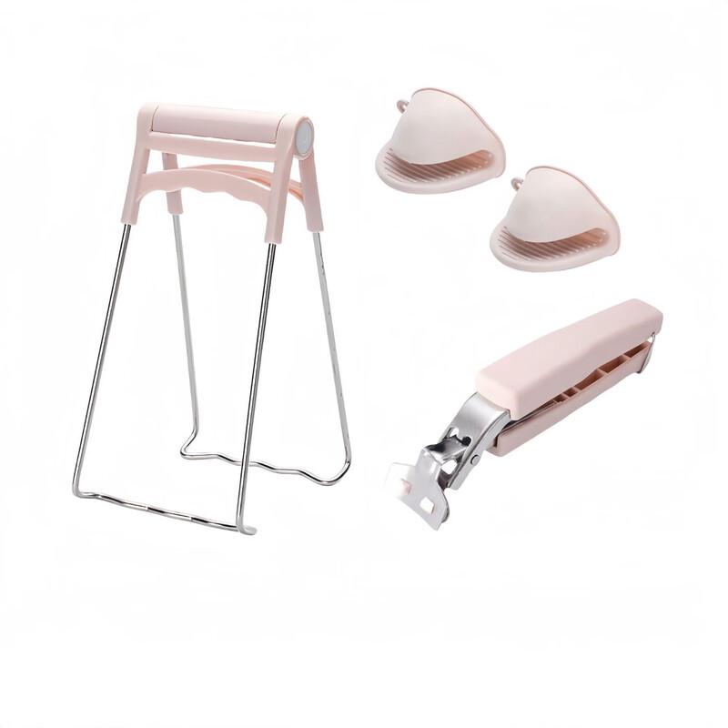 ZISIZ Anti-Scald Bowl Clip & Plate Gripper Set