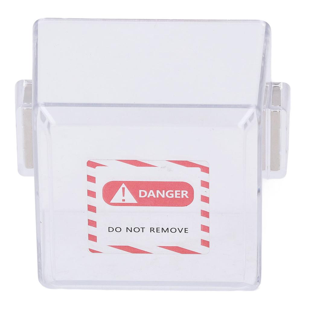 Emergency Stop Key Cover PC Transparent Magnetic Emergency Stop Switch Protective Case for Industria