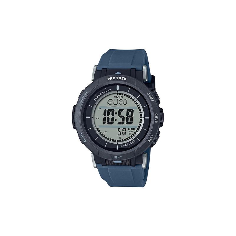 

Casio PRO TREK Series-PRG Outdoor Solar Watch Solar Quartz Movement Silicone Strap Japanese and Korean Watch Men s Watch Black Dial PRG-30-2 чёрный