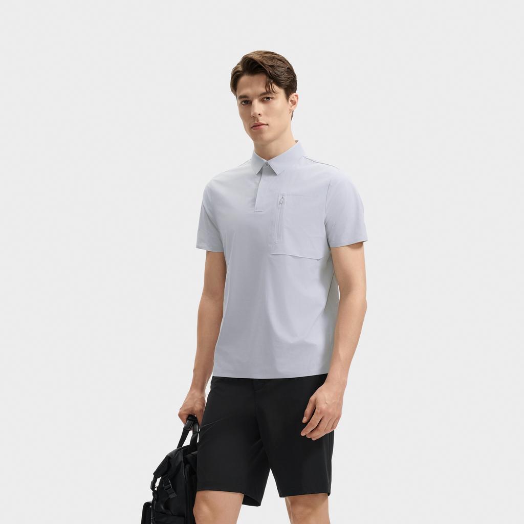 New FILA Polo Shirts Men's Trapped Gray F11M432707FGY