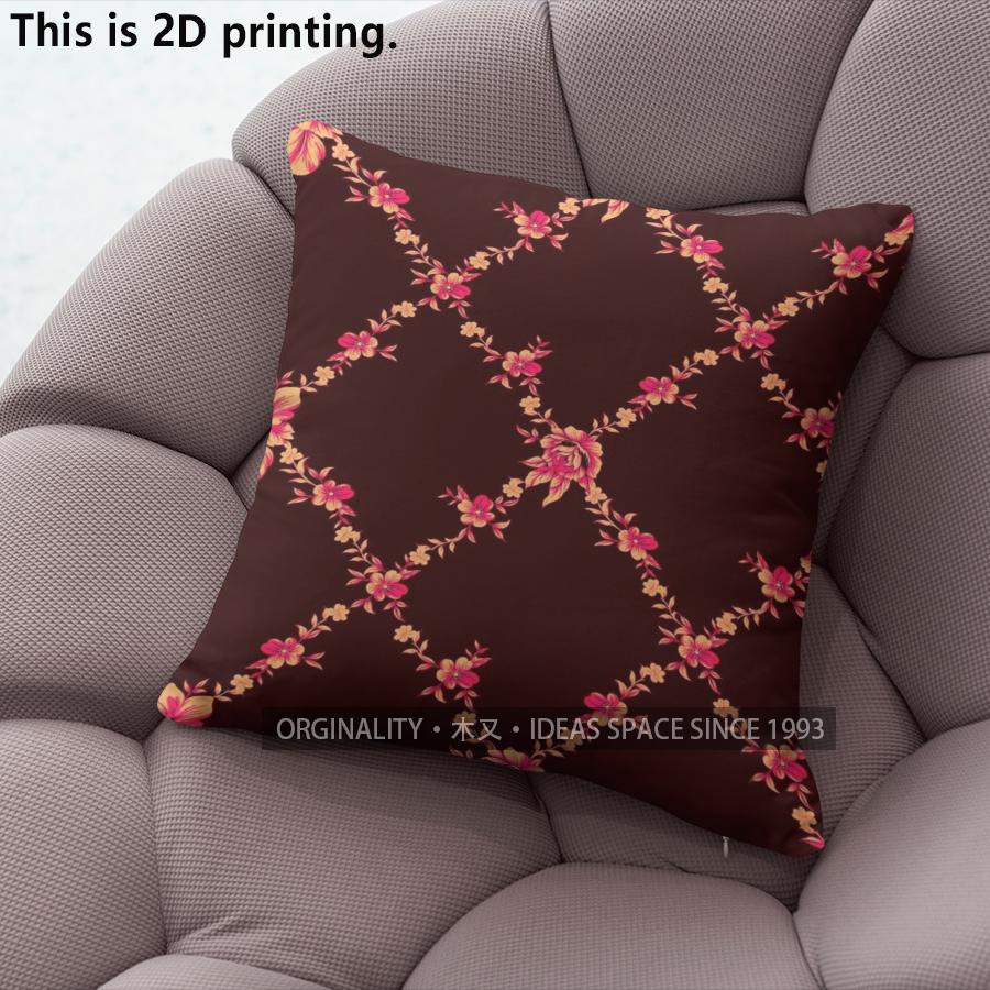 Pcs Vintage Floral Throw Pillow Covers Set Pattern Cushion Cover Suitable For Sofa Bedroom Car Pillow Cover