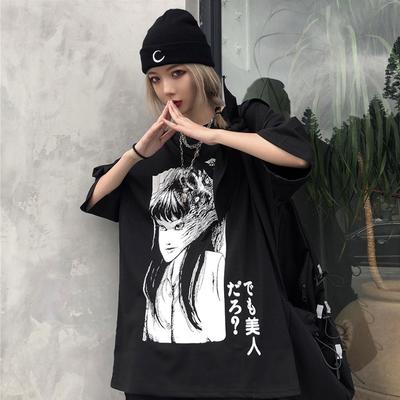 Tricou Anime Tomie Junji Ito Cool Unisex Tricou de modă mâneci scurte Horror Unisexga Tricou Îmbrăcăminte Produse