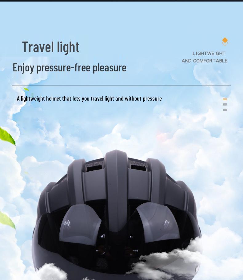 Captain Fahrradhelm mit magnetischer Brille für Damen & Herren - Atmungsaktive Berg- & Rennradausrüstung