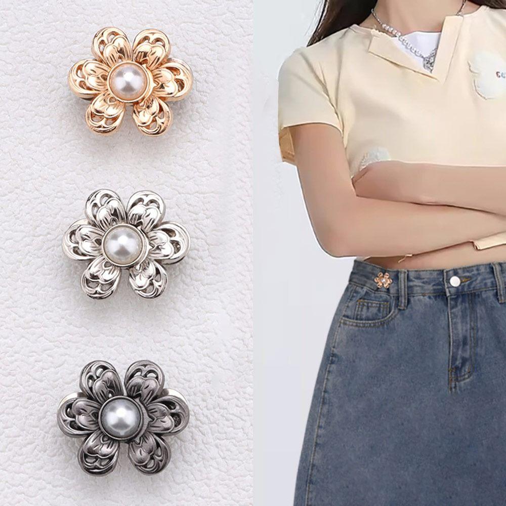 New DIY Tighten Waist Button Reduce Waist Detachable Clip Waist Tightening Pin No Sewing Adjustable Buckle Clothing Accessories