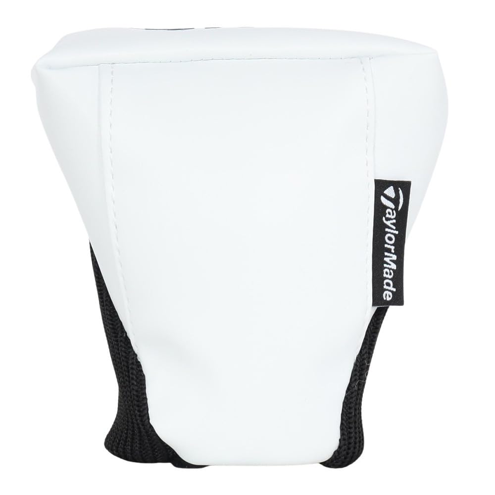 TaylorMade Circle Logo Putter Cover, Mallet, White, Unisex, 2015 Spring/Summer
