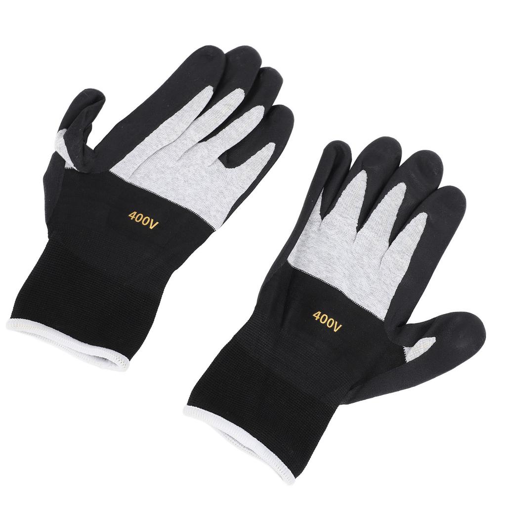 Isolierte Elektrikerhandschuhe Gummi Rutschfest 400V Spannungsfestigkeit Elektrikerhandschuhe für