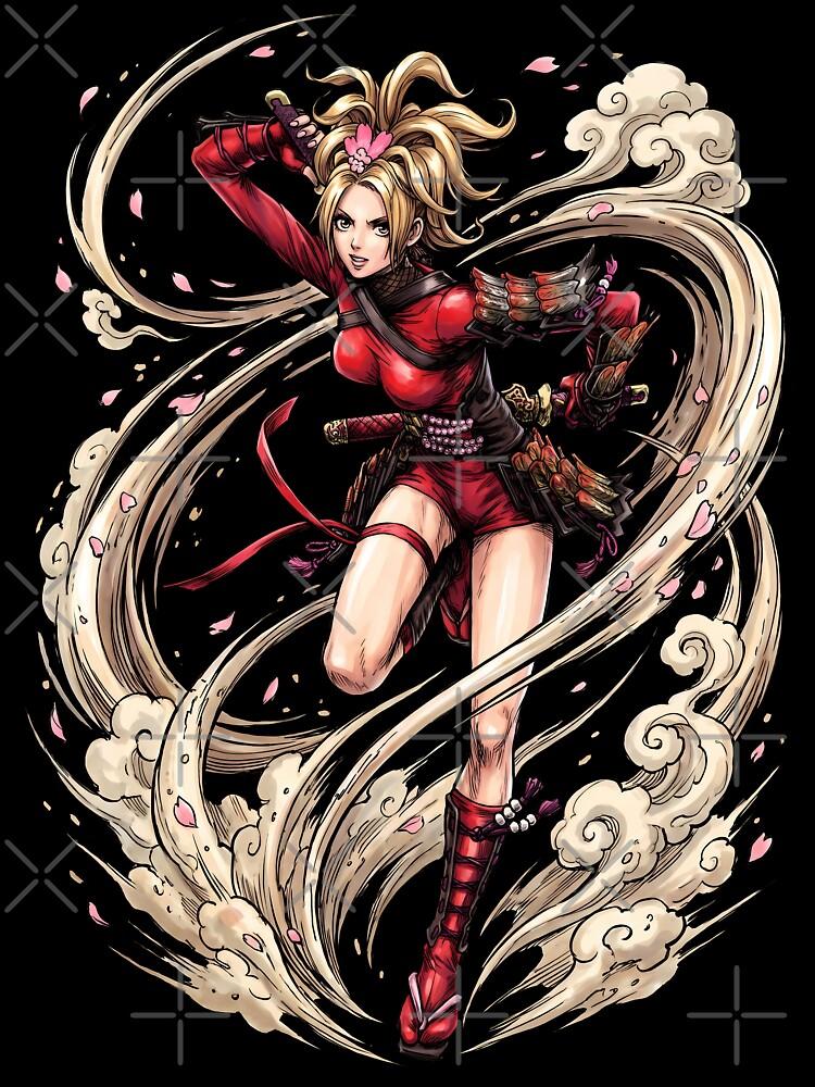Tekken Natsu Soulcalibur Fighting Game Streetwear Tee Oversized T-Shirt