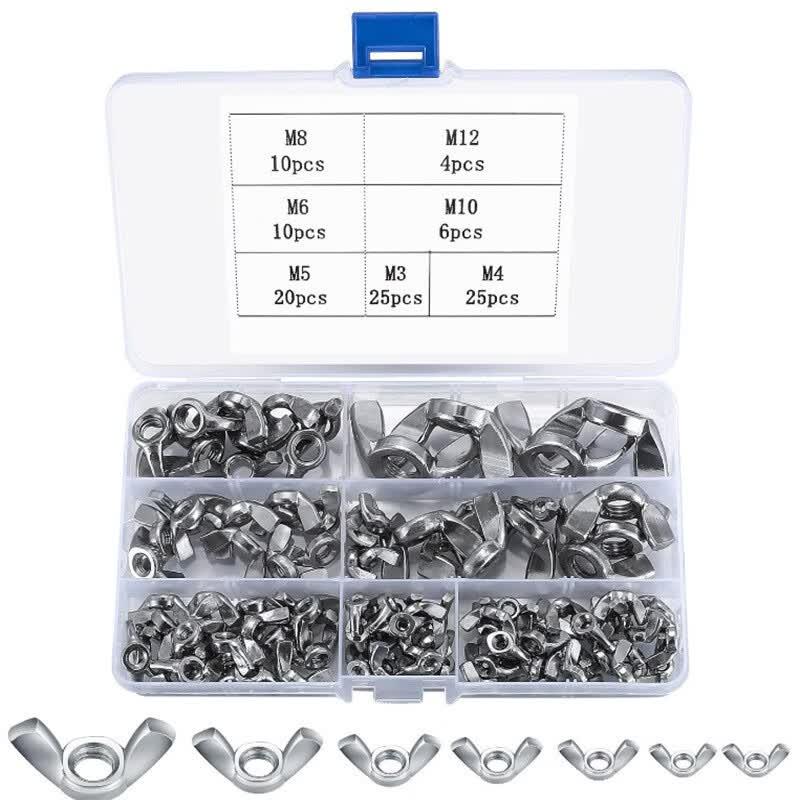 Wing Nut Assortment M3-M12