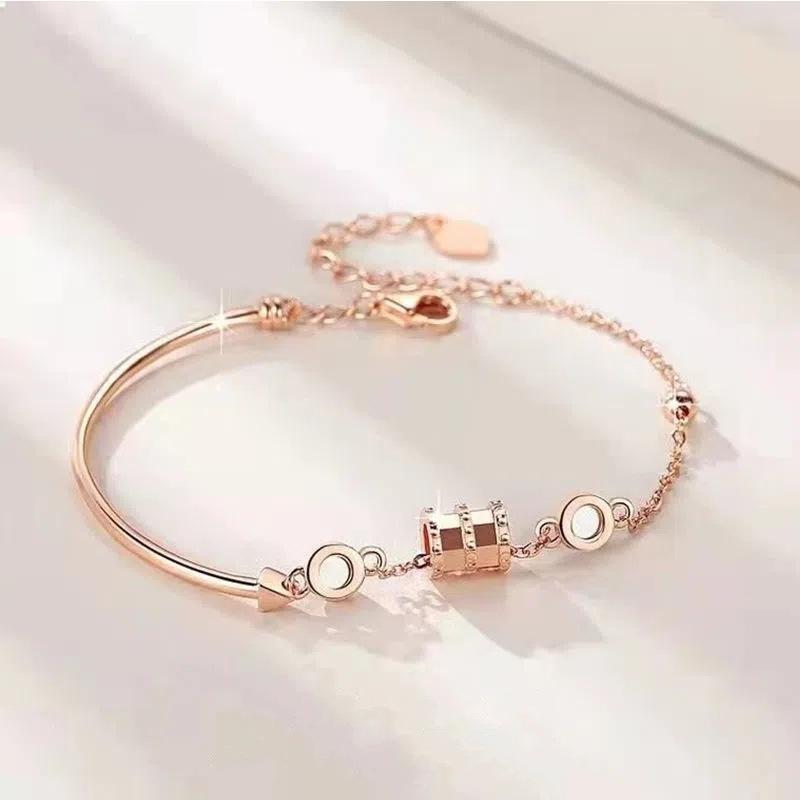 

JYL TS Bracelet Red Peanut -Merges Passion & Attracts Prosperous Blessings [Rose Gold] Small Waist chamoisee