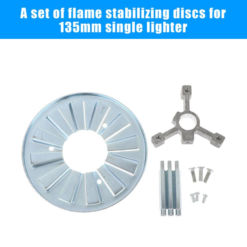 High Quality Stainless Steel Air Swirler For Waste Oil Burners Part Flame Stabilizer Disc Ring For Combustion Machine
