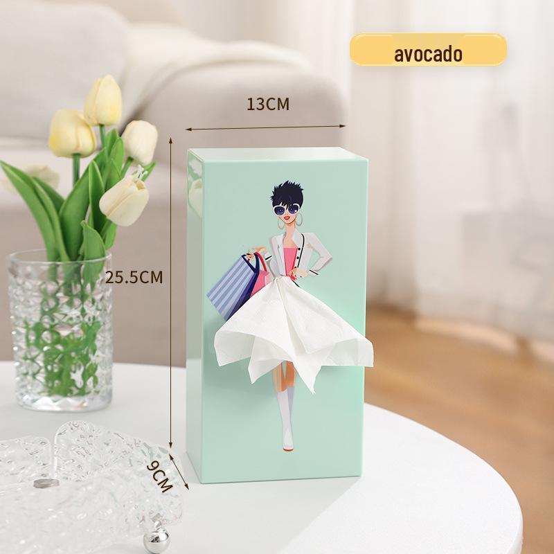 

Modern Cute Tissue Box for Living Room, Coffee Table, Bedroom - Creative, Simple, Fun Design Tissue Box