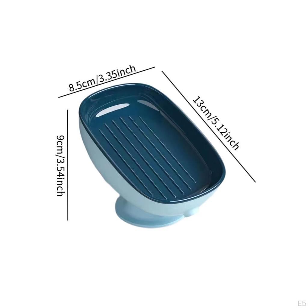 Self Draining Soap Cleaning Non Slip Vanity Tray Not Punched Fast Drying Storage Box for Kitchen