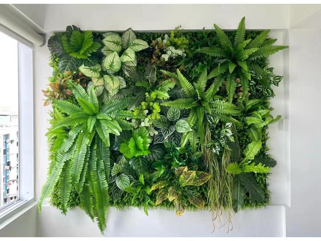 Artificial Green Wall Decoration - Indoor/Outdoor Plant & Flower Modular Background Wall