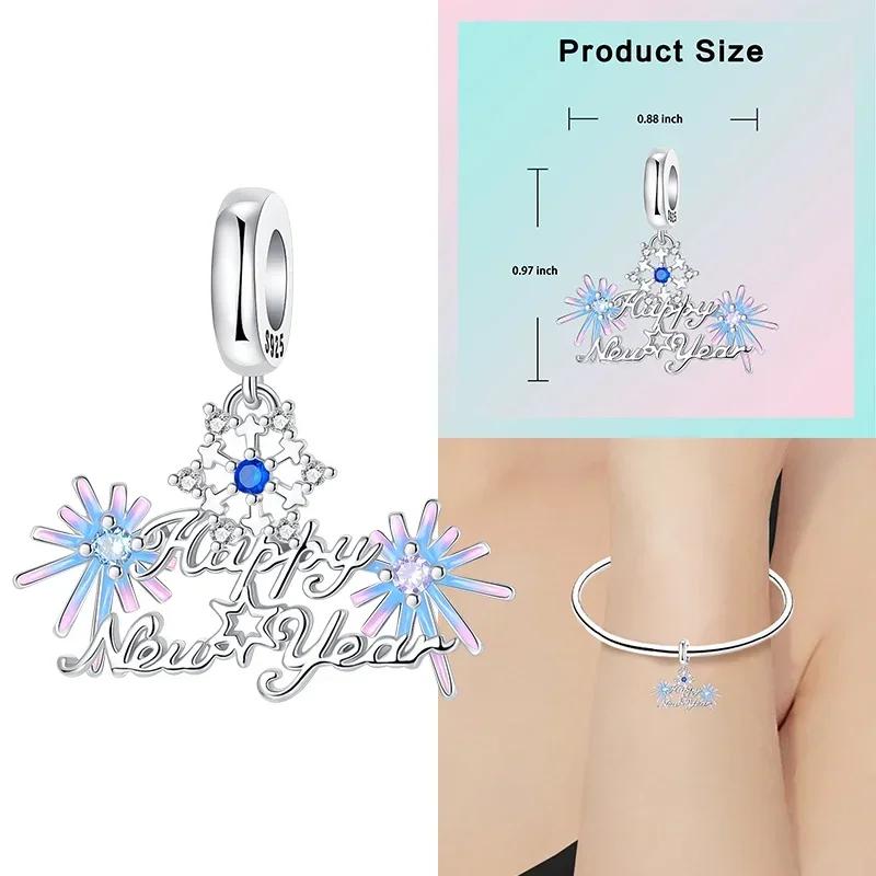 Christmas Charms Copper Christmas Tree Santa Claus Ice Boot Snowflake Pendant Beads Fit Bracelet Diy Jewelry