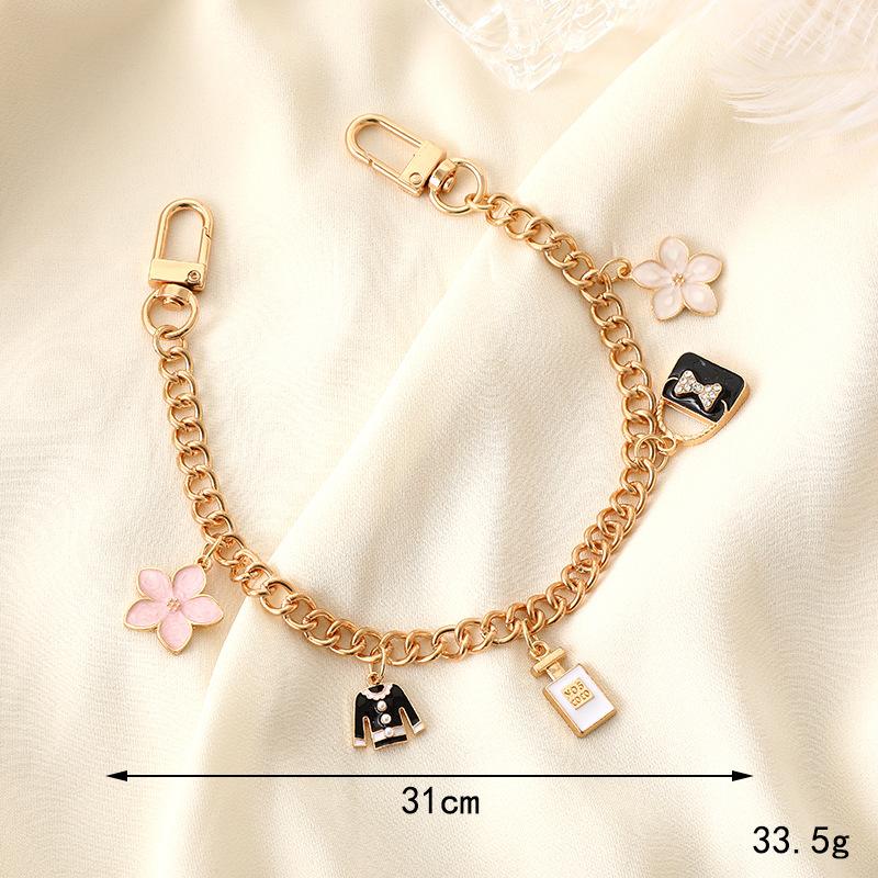 36cm pendant pearl handheld wristband lanyard for beach bag jean phone case tumbler cup bottle resistance accessory decorations