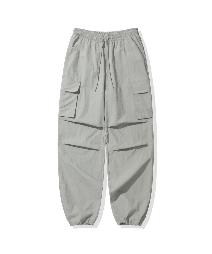 CGP Nylon Cargo Parachute Pants - Grey