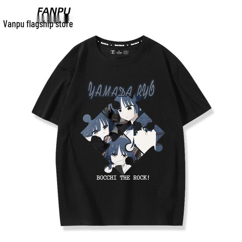 

Bocchi the Rock Аниме Рё Ямада Летний Стиль Унисекс Футболка M