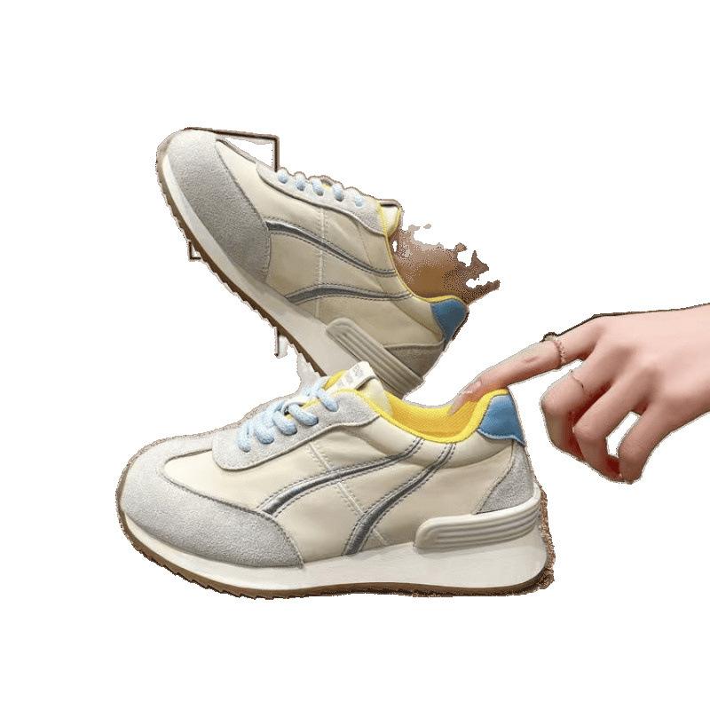 Ballet Training Shoes 2025 Spring and Summer New Inner Height Increase Versatile Breathable White Shoes Casual Sports Forrest Gump Shoes Women