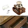 Latch Knob Push Button Catch Lock Cupboard Door Motorhome Cabinet Camper Caravan New Type With Handle Button Type Ship, Yacht, R