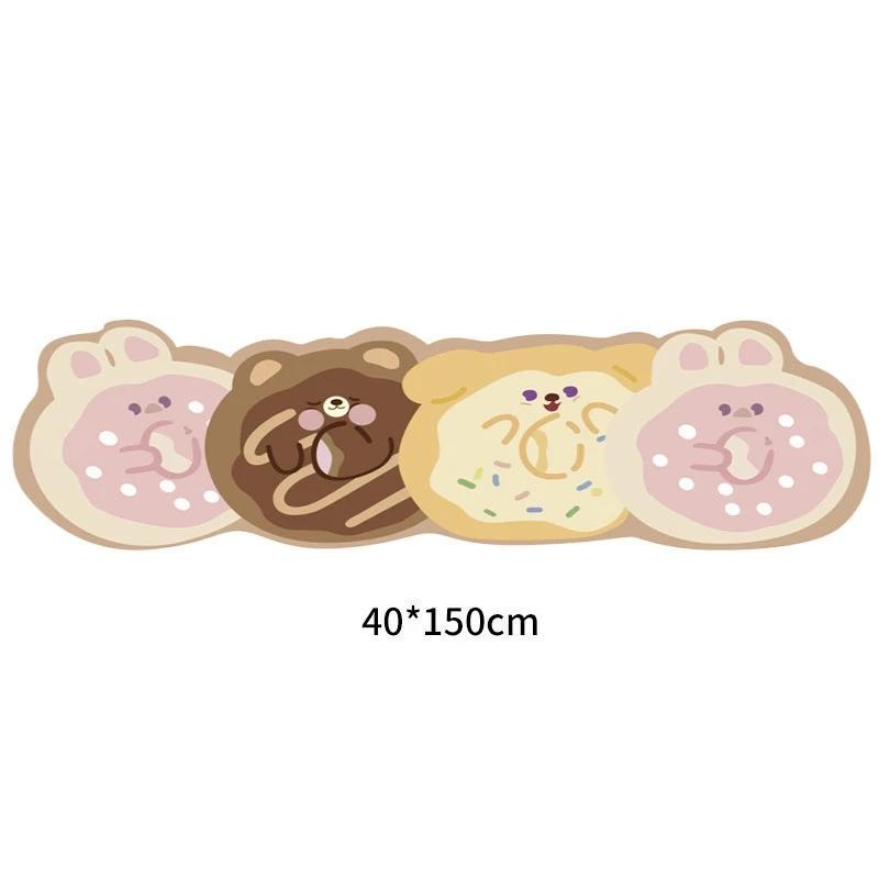 Cartoon Anti-Slip Kitchen Floor Mat Entrance Doormat Washable Door Rugs Hotel Living Room Carpet Bathroom Home Decoration Mats