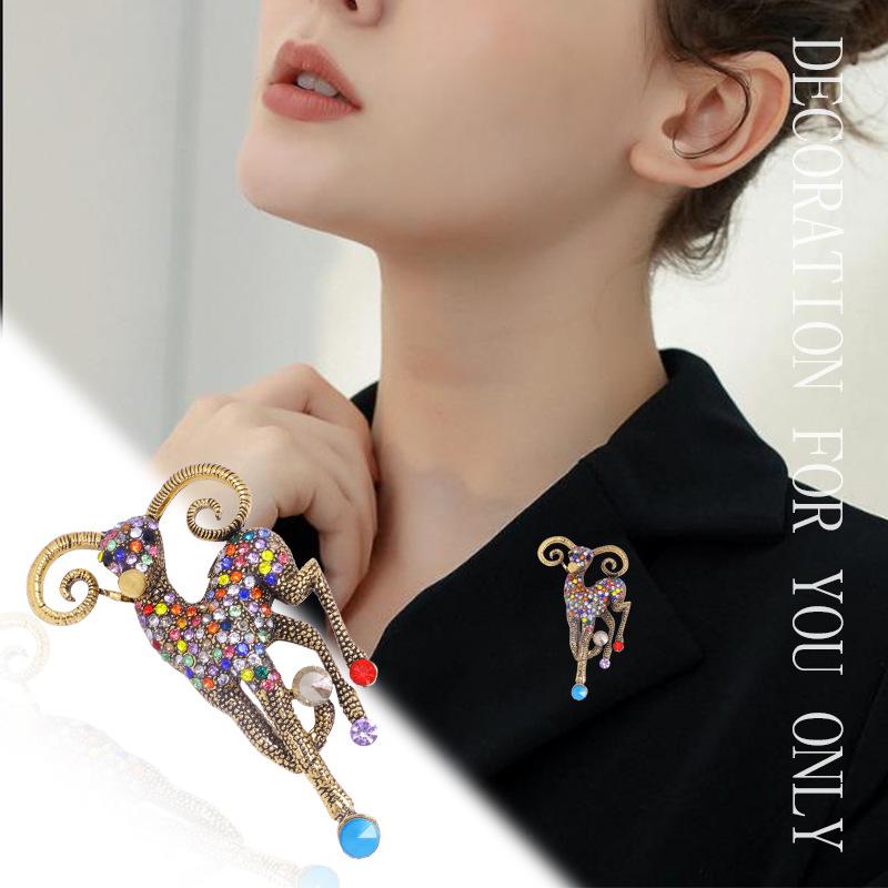 Sheep Exquisite Hand-painted Cute Animal Accessories Brooch