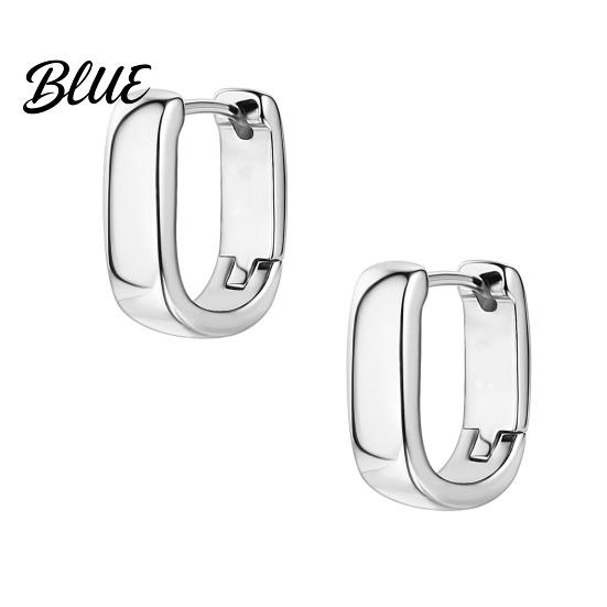 U-shaped Earrings 1 Pair Women Earrings Hypoallergenic U-Shaped Hoop Date