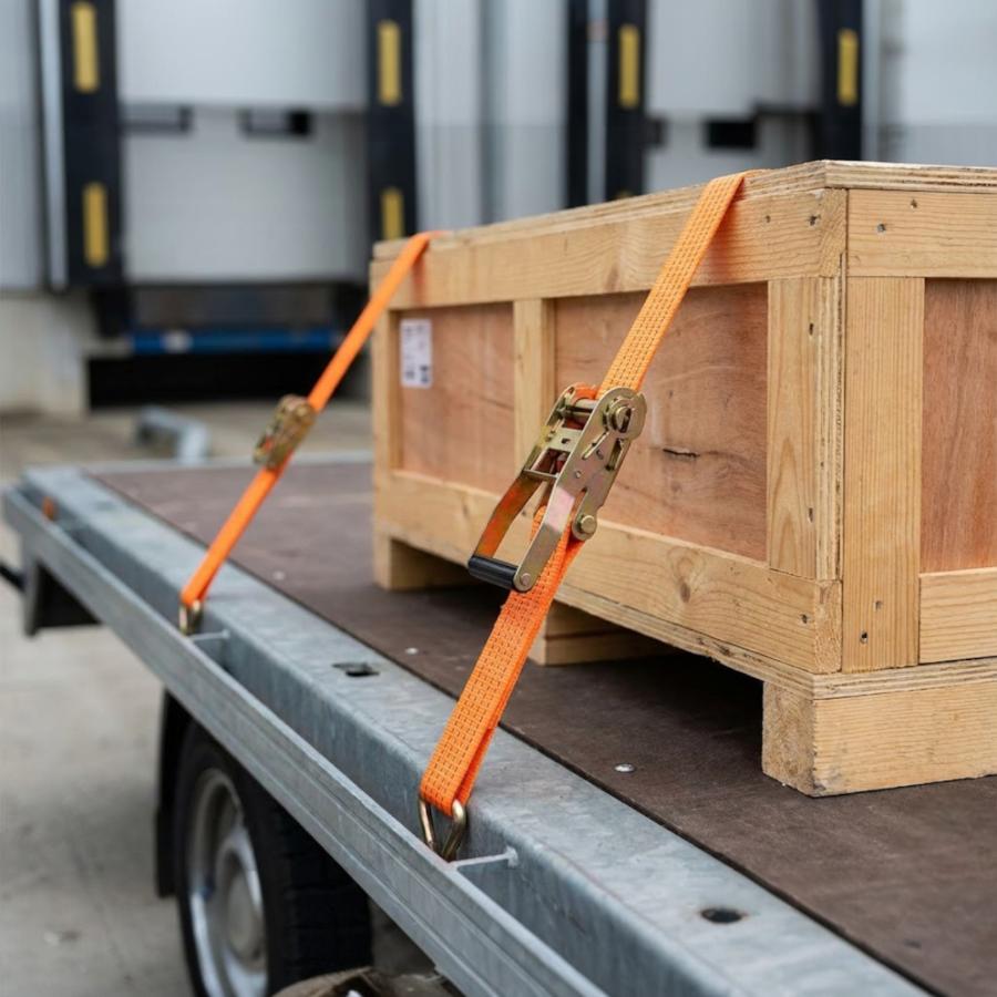 Transportgurt 10 m mit Spannschloss 5T - Starker Gurt zur Ladungssicherung