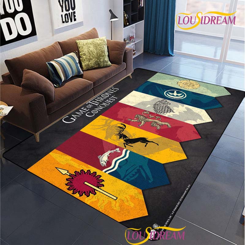 Dragon Of Game Carpet for Living Room Bedroom Rug Kitchen KidsDoor Unslip Floor Mat Birthday Gift Photography Props Alfombra Rug