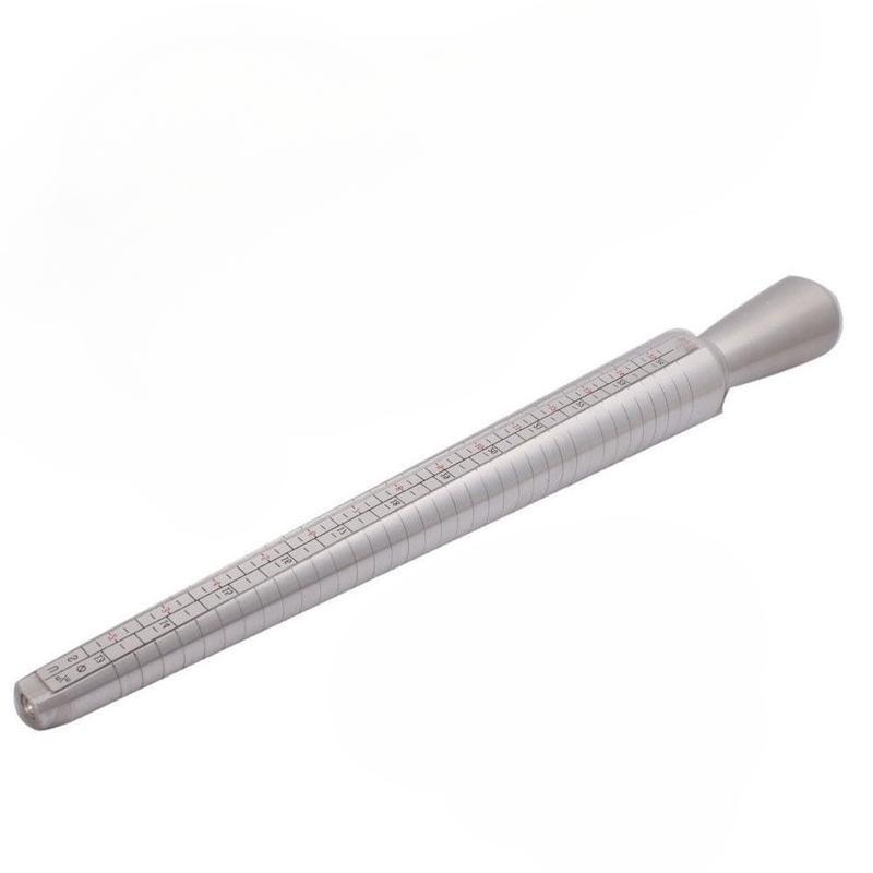 

Металлический калибратор для измерения размера кольца Оправка для измерения размера пальца Стандартный инструмент Ювелирные изделия Аксессуары B