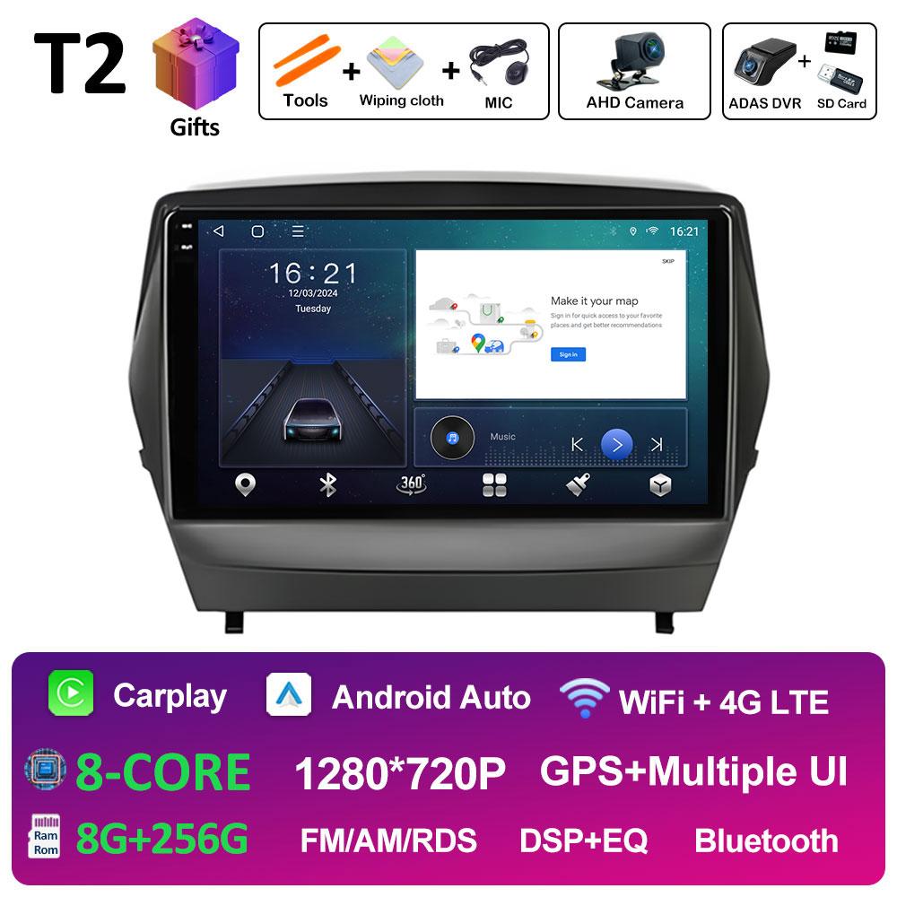 For Ix35 Hyundai Tucson 2 LM IX35 2009 2010 2011 2012 - 2015 Android Intelligent System GPS Navigation Cooling Fan WIFI No 2 Din