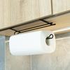 Punch-Free Kitchen Paper Towel Holder & Storage Rack for Cabinets