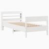 VidaXL Bed Frames Without Mattress White 90x200 Cm Solid Pine Wood 3306937