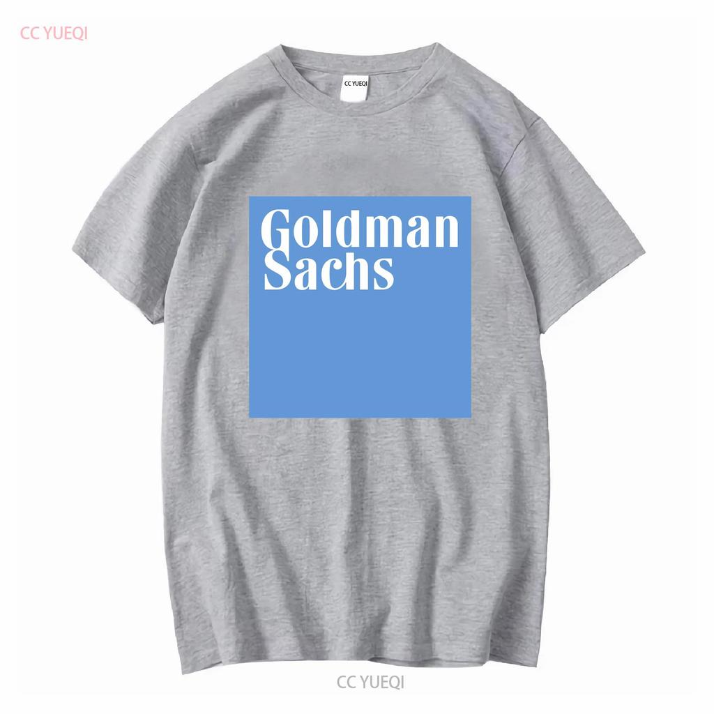 Goldman Sachs Logo T Shirt USA Size S XXL Long or Short Sleeves Vintage Washed Stylish Stretched Comfortable Versatile Graphic