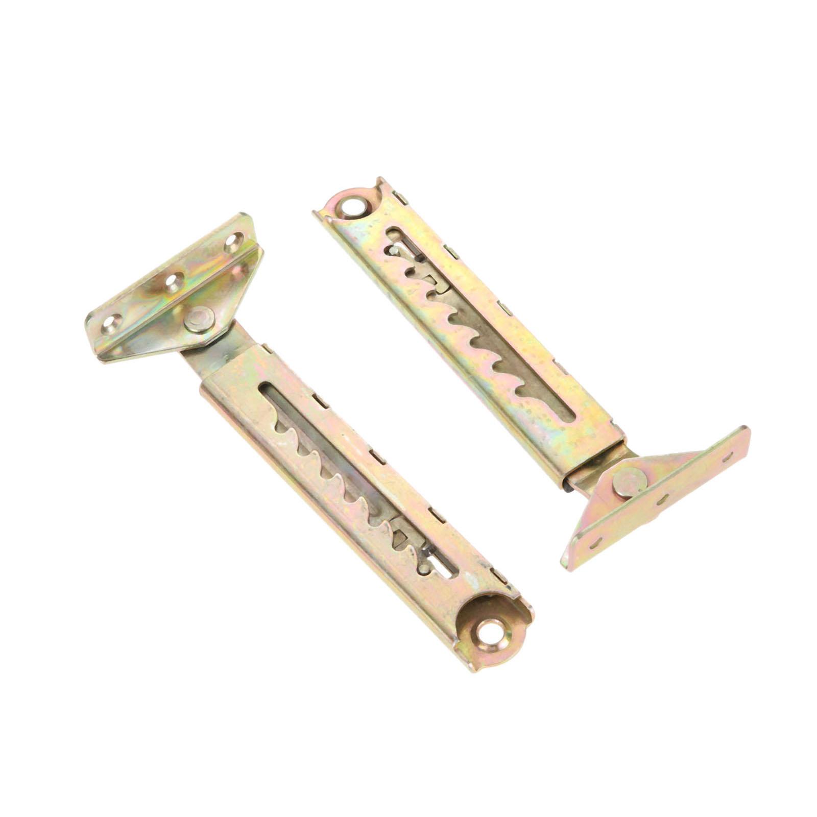 

Adjustable angles straight pull rod lifting hinges ,2Pcs adjustable gears, left and right iron angle lifting rod