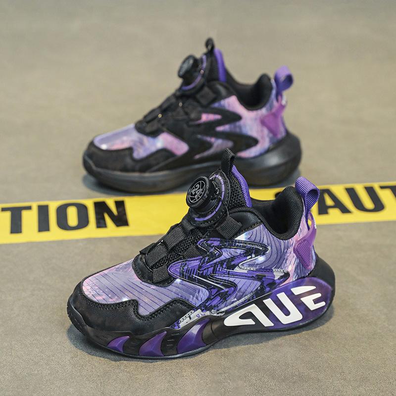 Trend and fashion children's sports cotton shoes, sports shoes, girls' shoes, autumn and winter models, leather surface warmth, cotton, medium and ol