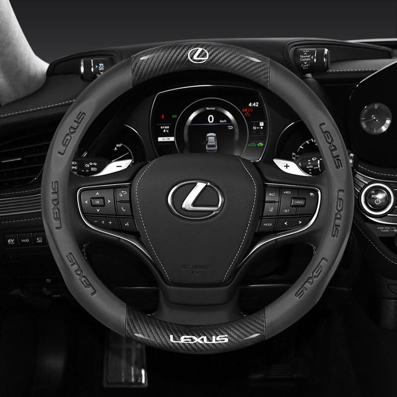 Lexus ES/RX/NX/UX Suede & Leather Steering Wheel Cover