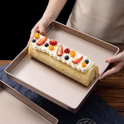 11 Zoll 9 Zoll quadratischer Ofen Kohlenstoffstahl Ofengeschirr Haushalt Antihaft-Nougatofen Backblech Backwerkzeuge für Kuchen