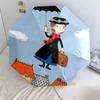 Magic Nanny, Automatic Folding Umbrella, Portable and Foldable Design, 8 Ribs, a Christmas or Birthday Gift.