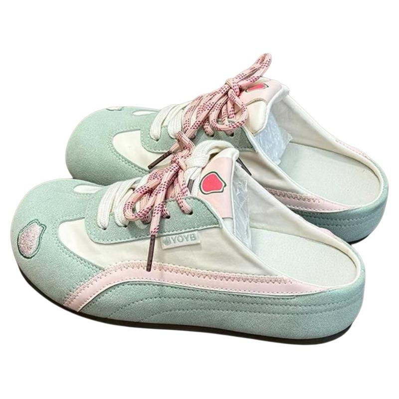A New Style of Versatile Women's Shoes for Summer Featuring A Flip-top and Half-slipper