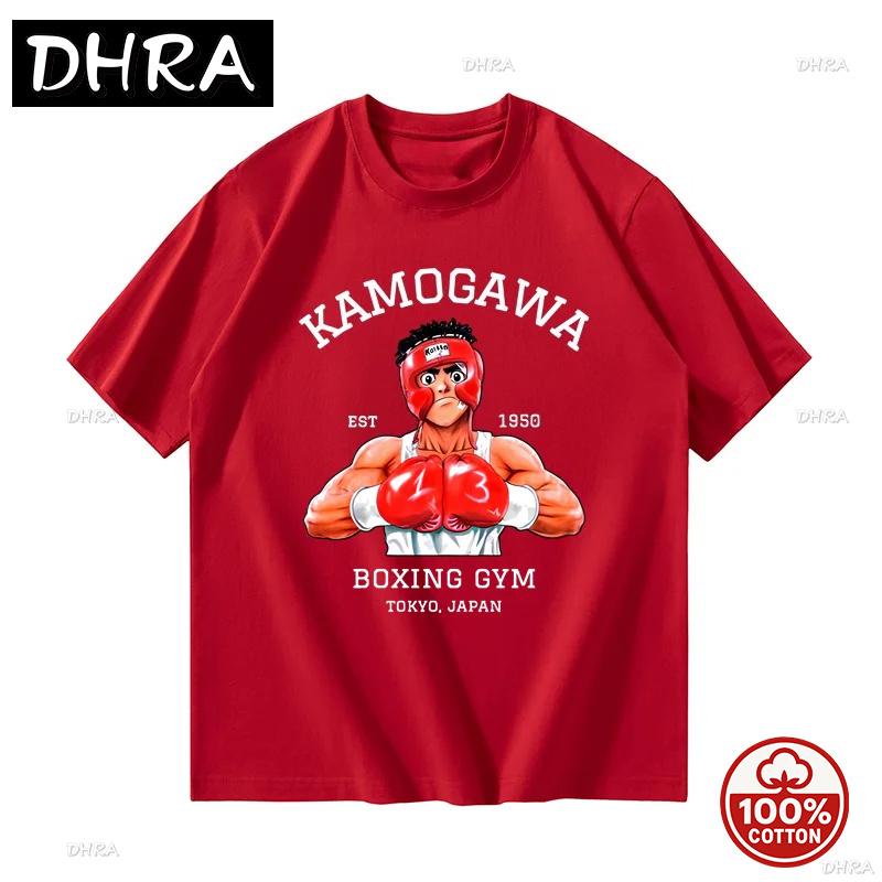 Boxing Cotton Loose Soft Tshirts Unisex Fashion Print Short Sleeve Tshirts Casual Harajuku Streetwear Tshirt Top Camisole Y2k